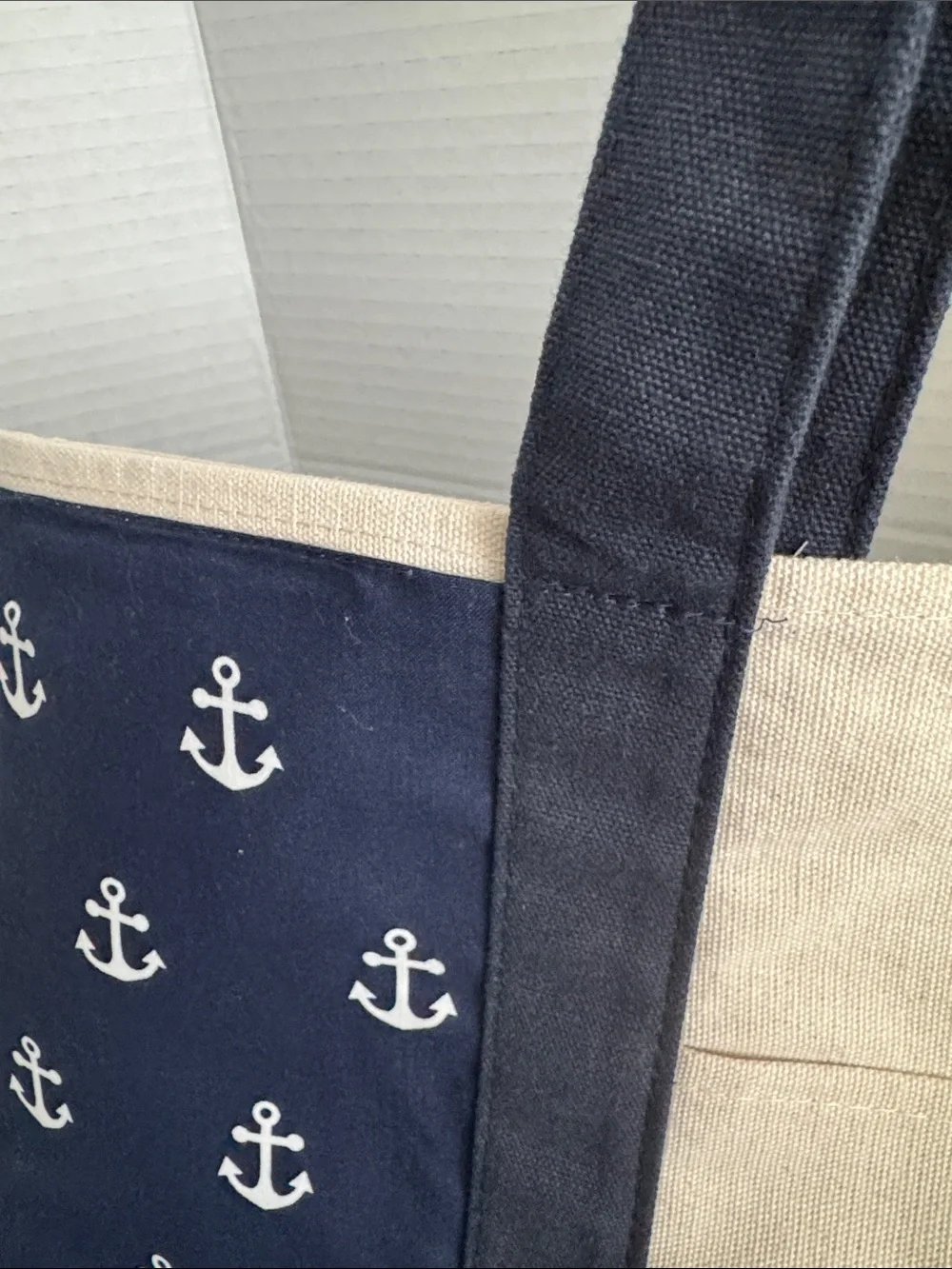 Trader Joe’s Large Navy Canvas Tote. New with Tag. - Picture 13 of 17